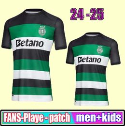 Sporting CP 24 25 Lisboa Soccer Jerseys Home Lisbon Special Jovane Sarabia Vietto 2024 2025 Maillot Jersey Sporting Clube De Football Shirt