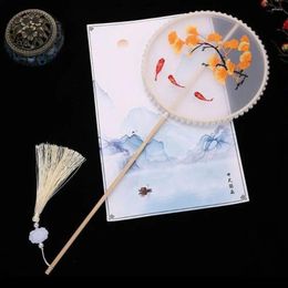 Decorative Figurines Style Dancing Fan Desk Ornaments Hanfu Accessories Fans DIY Group Pography Prop Hand Home Decoration