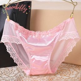 Women's Panties Underwear Lace Briefs Seamless For Women Elastic Low-Waist Underpant Lady Sexy Female Intimates Lingerie