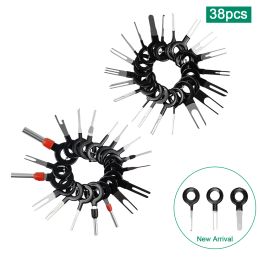 18/26/38pcs Car Terminal Removal Pin Extractor Kit Electrical Wiring Crimp Connector Car Repair Tool Plug Puller Automotive