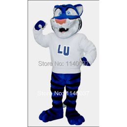 mascot blue head tiger Mascot Costume Custom anime kits mascotte theme fancy dress carnival costume Mascot Costumes