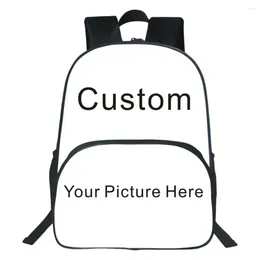 School Bags Customise Backpack Midjourney Custom Your Name Image Bag Cartoon Kids Schoolbag For Teenager Boys Girls Bookbag Chatgpt