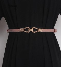 Belts Fashion Design Adjustable Slim Waist Belt For Women Cowhide Dress Coat Shirt Waistband Strap Real Leather Femme Cinturon 2023335783