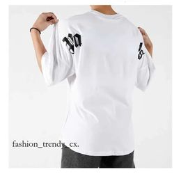 Designer Clothing Men's T-Shirts Letter Printing Fashionable And Minimalist Loose And Breathable Comfortable Pure Cotton Palm Angle Short 734