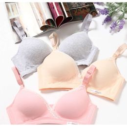 Wirefree Nursing Clothing Cotton Breastfeeding Bra for Pregnant Women Pregnancy Breast Sleep Underwear Soutien Gorge Allaitement d102b5