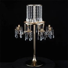 Modern Acrylic Candelabra Stand Flower Wall Frame Flower Wall Backdrop Stand Candle Backdrop Table Candlesticks for Wedding