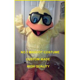 factory custom costumes lovely diving yellow duck mascot costume adult duckling theme carnival mascotte fancy dress suit 1720 Mascot Costumes