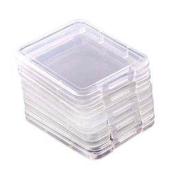 Storage Boxes & Bins Memory Card Box Square Transparent Plastic Case Finishing Container Protection Cases Packaging Drop Delivery Home Dh7A1