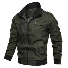 Men's Jackets TPJB Autumn Winter Mens Jacket Men Fashion Casual Slim Bomber Windbreaker Coat Clothing Tactics Military