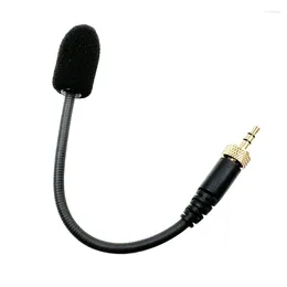 Microphones Universal 3.5mm Detachable Boom Mic For Gamings Headsets Noise Cancelling Replacement 165mm Long