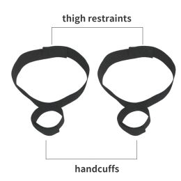 BDSM Bondage Body Restraints Flirting Cosplay Wrists Ankle Cuffs Fetish Sex Toys for Couples Men Erotic Accessories Adults Sexe