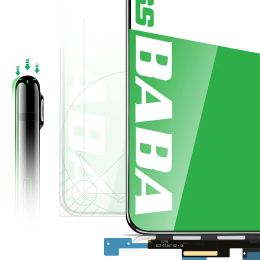 5PCS GLASS BABA G+OCA PRO NO IC Short flex Touch Digitizer Sensor Glass with Frame + OCA Glue For iPhone XR 11 Screen Repairing