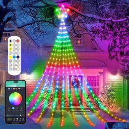 Other Event Party Supplies Smart Led String Lights App Remote Control Usb Fairy Star Light For Christmas Navidad Bedroom Indoor Outdoo Dhmrk