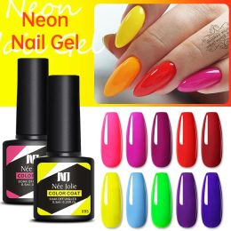 8.5ml Gel Nail Polish 100 Colours Black Bottle Glitter Soak Off UV LED Semi-Permanent Phototherapy Varnish Nail Art Salon