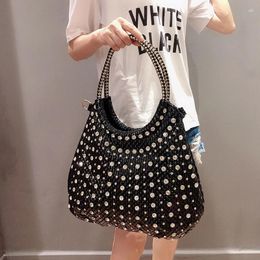 Shoulder Bags Fashion Rhinestone For Women 2024 Luxury Handbags Big Diamond Messenger Bag Large-capacity Designer Tote