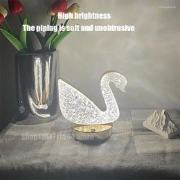 Table Lamps Modern Simple Crystal Decoration Metal Lamp USB Light Luxury Wind Bedroom Bedside Nightlight Wholesale LED Atmosphere Ligh