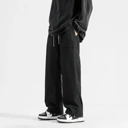 Men's Pants 2024 Spring Men Streetwear Cargo Hip Hop Jogger Harem Male Harajuku Solid Colour Casual Black Sweatpants 5XL