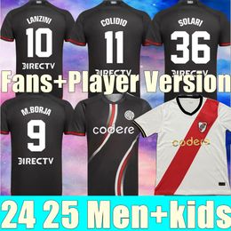 3XL 4XL 2024 2025 Club Atletico River Plate Soccer Jerseys Barco De La Cruz Quintero Aarezpratto Fernandez Camisetas Solari Men Kids Kits Set Javascript