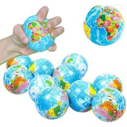 Party Decoration Stress Relief Balls Toys Globe Earth Foam With 6.5cm Small Squeeze For Class Pressure Favor