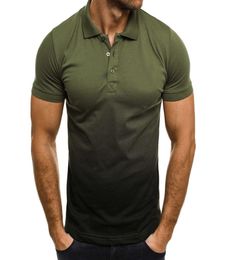 2021 Spring and Autumn Men039s Leisure Sports Tshirt Summer Lapel 3d Tapered Short Sleeve Polo Shirt9135959