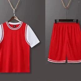Men's Tracksuits 24 25 Kit 136 Fans Basketball Aldult Game Team Short Sleeve Uniform Training Vest And Shorts
