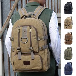 Backpack Men Canvas Backpacks Vintage Male Travel Bag Large Capacity School Laptop Bagpack