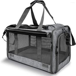 Cat Carriers Pet Carrier Portable And Small Dog Outgoing Bag Breathable Ventilation Large Capacity Car Carrying