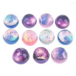 Party Favour 5Pcs 32mm Solid Bouncy Ball Space Star Twist Egg Elastic Toy Favours For Kids Birthday Pinata Fillers Bulk Gift