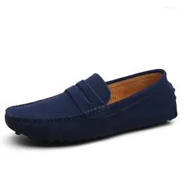 Casual Shoes Suede Loafers Leather Slip On Men Driving Spring Summer Plus Big Size 50 51 52 53 Designer