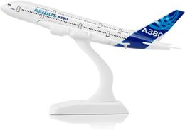 Aircraft Modle 20CM 1 400 die cast metal alloy aircraft model used for A380 prototype airline aircraft with landing gear toys for collection S5452138