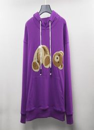 Designer Man Hoodie for Woman Sweatshirt Tech Purple Hoodies Teddy Bear Hoodie Womens Hoody Jacket Mens Pullover Cute Cotton Lette7849681