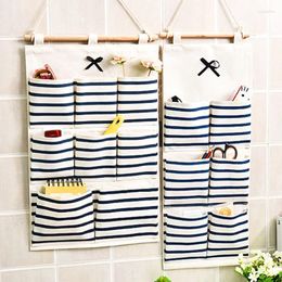 Storage Bags Bag Hanging Wall Fabric Artefact Door Rear Pocket Socks Wardrobe Dormitory