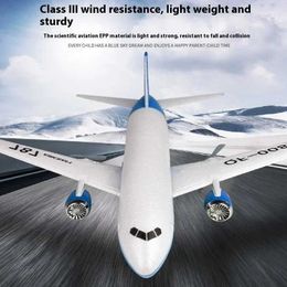 Aircraft Modle RC Boeing 787 Glider Qf008 2.4G Electric Remote Control Aircraft Three Channel Fixed Wing Aircraft Passenger Jet Aircrafts245202201