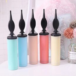 Party Decoration 1Pcs High Quality Portable Manual Balloon Pump Two-Way Inflator For Birthday Wedding Accessories