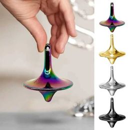 Decompression Toy Metal Spinning Gyro Fingertips Small Cyclone Gyroscope Top Antistress Fidget Toys For ldren Gifts H240521