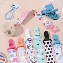 Pacifier Holders Clips# Cartoon baby pacifier clip chain dummy d240521