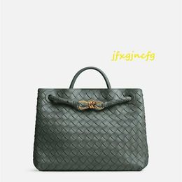 Andiamo Designer Tote Bag Single Shoulder Bag Women Crossbody Bag BotegaVeneta 2024 Medium Woven Office Handbag Laptop Bag Height24CM Width32.5CM Depth12CM RUC1