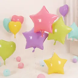 Party Decoration 10 Pcs/Bag 18 Inches Heart Star Aluminium Film Balloons Random Colour Shape