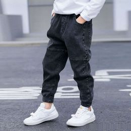 Kids Boys Jeans Baby Clothes Classic Pants Children Denim Clothing Infant Boy Casual Bowboy Bottoms Trousers 4-11 Years