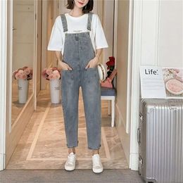 Maternity Denim Strap Trousers Suspenders Pants for Pregnant Women Overalls Jumpsuits Pregnancy Clothing Bib Jeans L2405