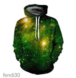 Wholesale-mr.1991inc Space Galaxy 3d Sweatshirts Men/women Hoodies with Hat Print Stars Nebula Autumn Winter Loose Thin Hooded Hoody Tops C33R C33R
