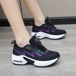 Casual Shoes Lace Up Knitting Middle Age Women Running Sneakers 48 Size Husband Boot Due To Sport Classical Special YDX2