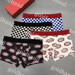 Fashion Mens Designer Underpants Sexy Breathable Underwear Male Letter Printed Pure Cotton Soft Boxers