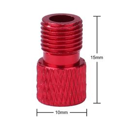 1PC Aluminum Alloy MTB Bike Pump Valve Converter Fixed Gear Bicycle Presta to Schrader Valve Adapter Cycling Tire Tube Tools