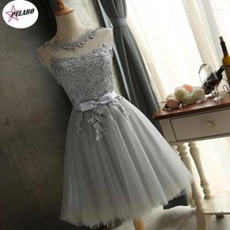 Casual Dresses PULABO Women Lace Dress Embroidered Mesh Tulle Slim Elegant Lady Princess Bridesmaid Wedding A-Line Party Female 4XL Ins