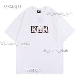 Kith T Shirt Luxury Designer T-Shirt Men Tops Women Casual Kith Shirt Short Sleeves SESAME STREET Tee Vintage Fashion Clothes Tees Outwear Tee Top Oversize 406