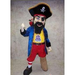wooden leg pirate mascot custom costume anime kits mascotte fancy dress carnival N30821 Mascot Costumes