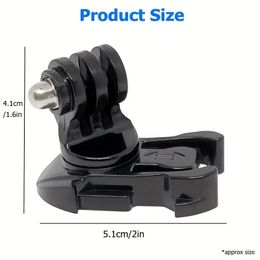360 Degree Rotate Screw Swivel Mount Helmet Strap Buckle Adapter Holder For GoPro 11 10 9 Black Work With Insta360 X3 DJI Action Cameras
