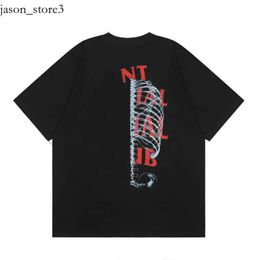 Anti Social Shirt Designer Men Tshirt 2024 Summer New Models Highquality Tee Social Club Top Europe Tide Brand Pattern Print Mens T Shirt 23