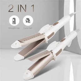 Mini Curling Iron Curling Straight Curlers Hairdressing Tools Electric Clipboard Does Not Hurt The Hair Dry Wet Button Bangs 240521